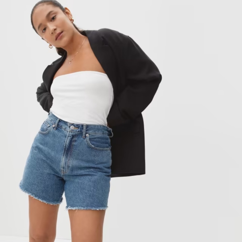 The A-Line Denim Short from Everlane